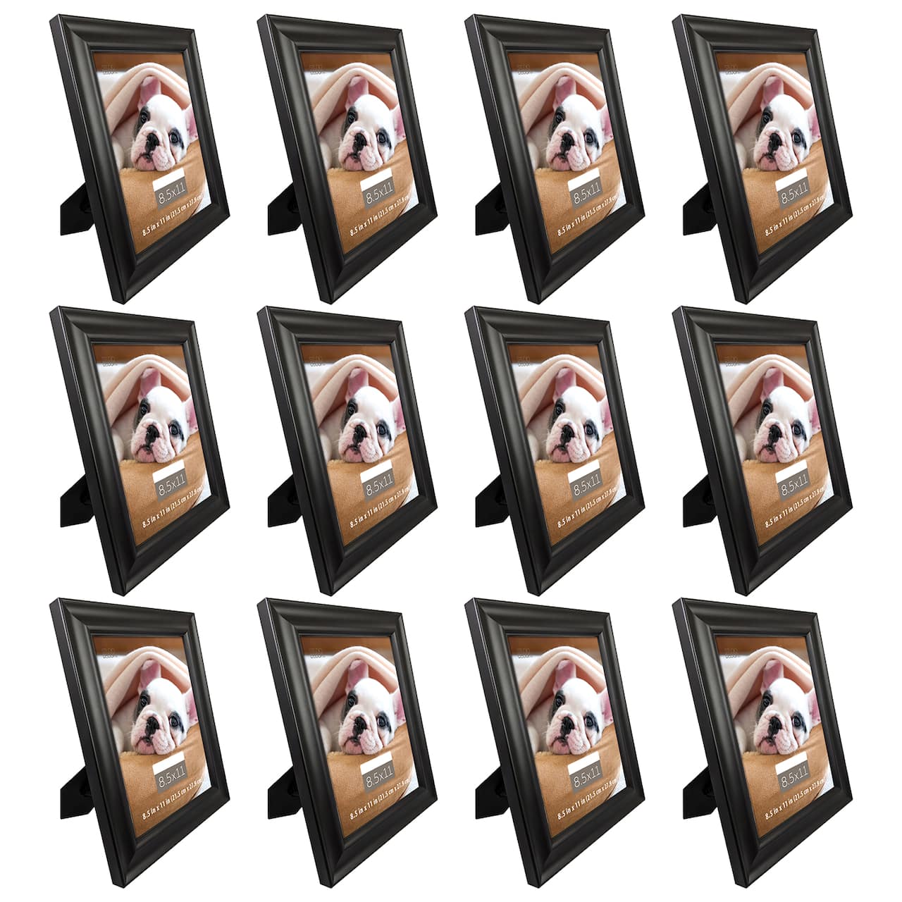 12 Pack: Black 8.5" x 11" Document Frame, Expressions™ by Studio Décor®